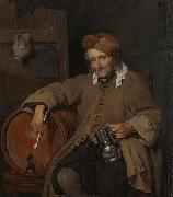 Gabriel Metsu The Old Drinker oil painting reproduction